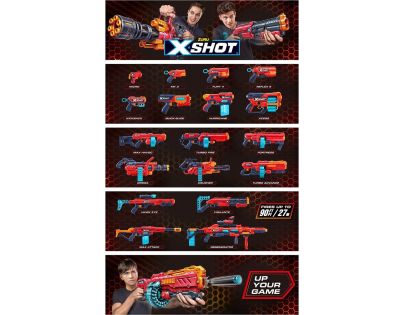 Epee X-Shot Reflex 6 červená 12 nábojů