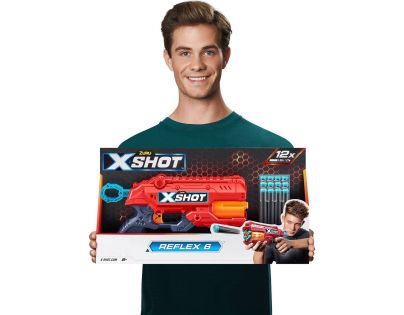 Epee X-Shot Reflex 6 červená 12 nábojů