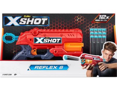 Epee X-Shot Reflex 6 červená 12 nábojů