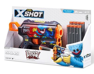 X-SHOT Skins Flux Poppy Playtime Poppy red