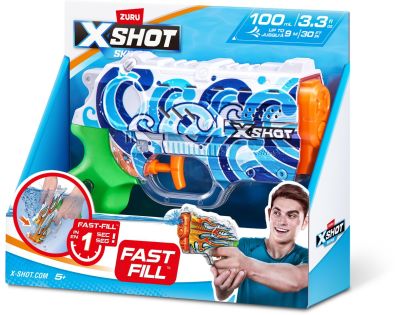X-SHOT Vodní pistole Nano Fast fill Skins