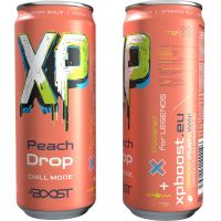 XP BOOST drink - dětský bylinný nápoj Peach drop 330ml