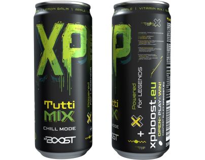 XP BOOST drink - dětský bylinný nápoj Tutti mix 330ml