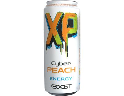 XP BOOST Energetický drink Cyber Peach 0,5 l