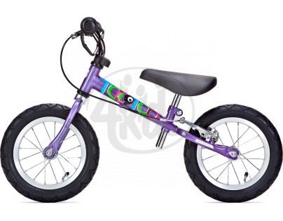 Yedoo 606675 - Odrážedlo Yedoo Too Too 12" s brzdou - fialová