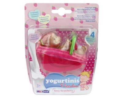 YOGURTINIS baby miminka s doplňky - Terry Strawberry