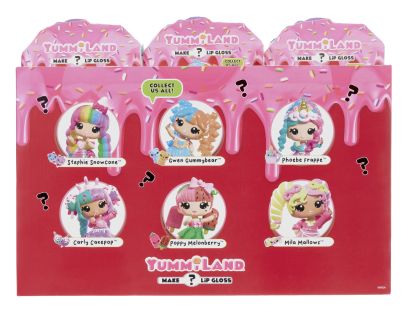 Yummiland Malá panenka se změnou barvy a leskem na rty