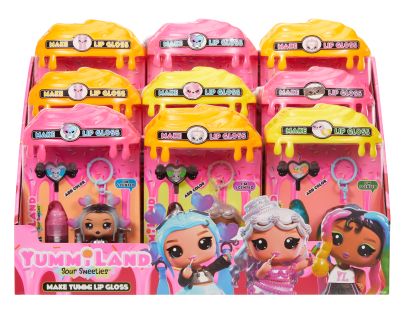 Yummiland Rošťácká panenka s leskem na rty, 6 druhů