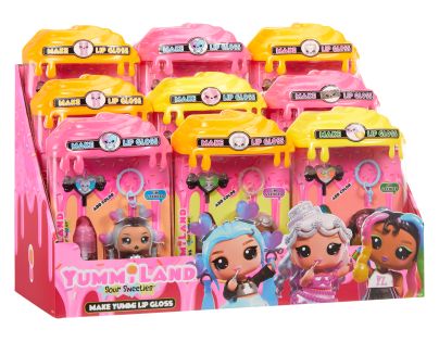 Yummiland Rošťácká panenka s leskem na rty, 6 druhů