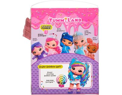Yummiland Velká panenka s leskem na rty - Rainbow (Skyler Rainbow Belt)