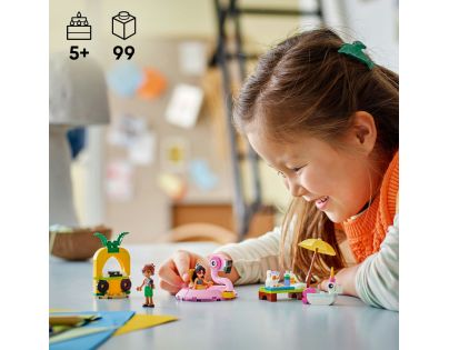 LEGO® Friends 42658 Zábava u bazénu s jednorožcem a plameňákem