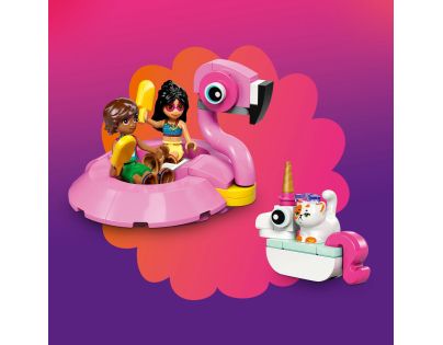 LEGO® Friends 42658 Zábava u bazénu s jednorožcem a plameňákem