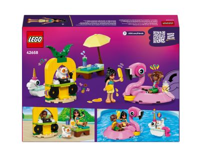 LEGO® Friends 42658 Zábava u bazénu s jednorožcem a plameňákem