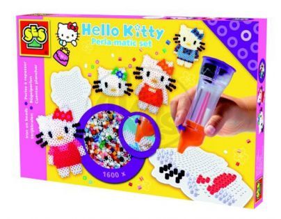SES 14755 - Zažehl. korálky Hello Kitty s dávkovačem