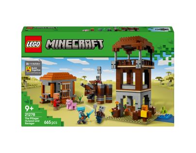 LEGO® Minecraft® 21278 Základna plenitelů a Ničitel