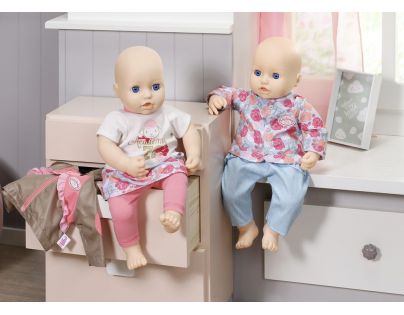 Zapf Creation Baby Annabell Oblečení s bundou 43 cm květinová bunda bez kapuce