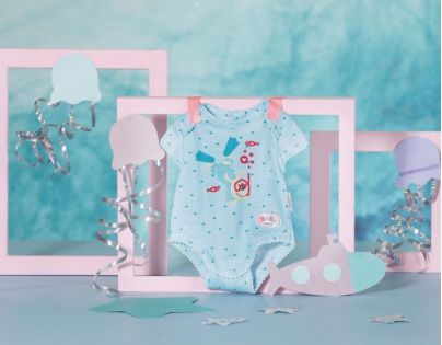 Zapf Creation BABY born Body modré 43 cm