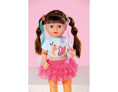Zapf Creation BABY born Play & Style Starší sestřička brunetka, 43 cm