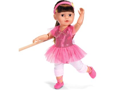 Zapf Creation BABY born Play & Style Starší sestřička brunetka, 43 cm