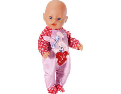 Zapf Creation Baby born Sametový overal 43 cm růžové