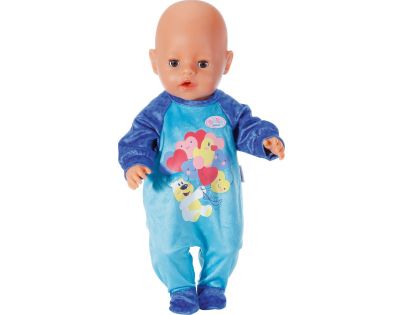 Zapf Creation Baby born Sametový overal 43 cm modré