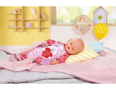 Zapf Creation Baby born Sametový overal 43 cm růžové