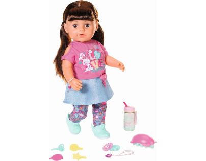 Starší sestřička BABY born Soft Touch brunetka 43 cm