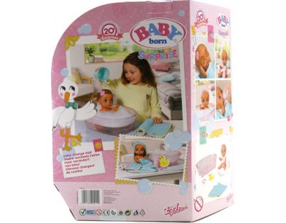 Zapf Creation BABY born Surprise Panenka s vaničkou