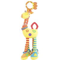 Závěs na postýlku nebo kočárek žirafa 36 cm 2