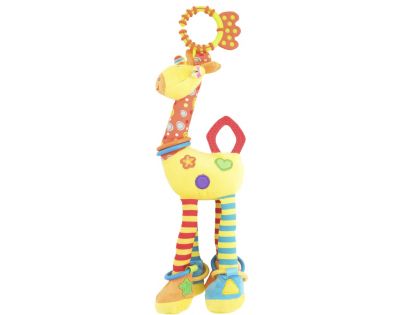 Závěs na postýlku nebo kočárek žirafa 36 cm