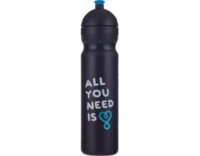 Zdravá láhev UAX All you need černá 1,0l