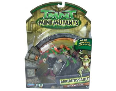 EP Line Želvy Ninja TMNT mini mutants sada s padákem a figurkou