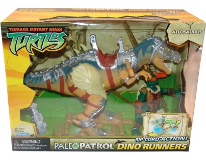 Želvy Ninja TMNT Super Dino 30 cm + figurka - Allosaurus - Poškozený obal