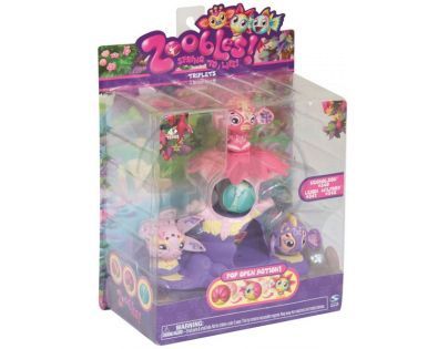 Zoobles 13207 - Zoobles Trojitá sada - 340,341,342