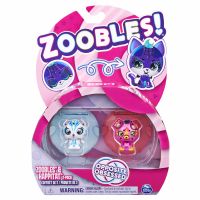 Zoobles zvířátka dvojbalení Polární Medvěd a Stěně 6