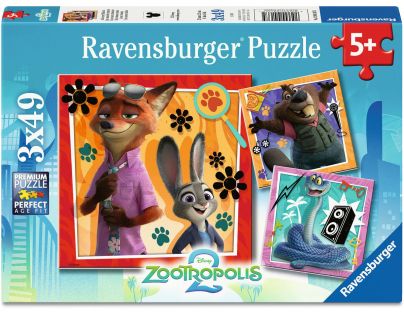 Zootropolis: Město zvířat 3x49 dílků