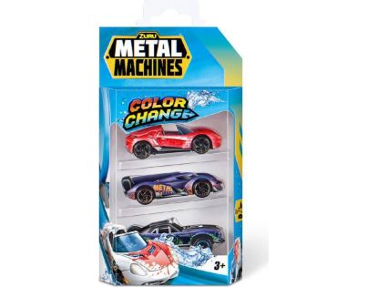 Zuru Metal Machines Sada aut 3 ks měnící barvu sada č.1