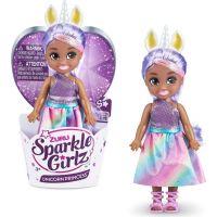 Zuru Sparkle Girlz Winter Princess jednorožec fialové vlasy 2