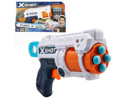 ZURU X-SHOT EXCEL Fury 4 s otočnou hlavní a 16 náboji