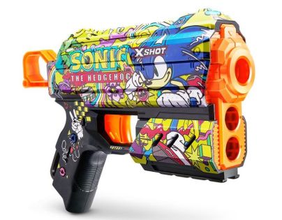 ZURU X-SHOT Skins Flux SONIC the Hedgehog