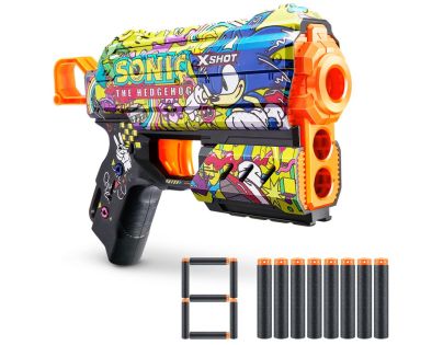 ZURU X-SHOT Skins Flux SONIC the Hedgehog