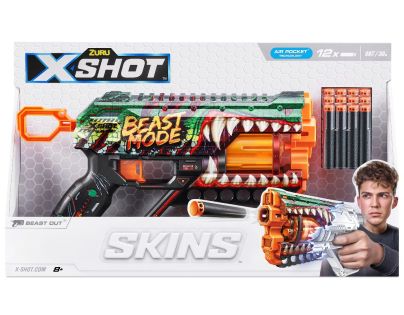 ZURU X-SHOT SKINS GRIEFER s 12 náboji krokodýl