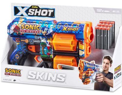 ZURU X-SHOT SKINS SONIC s 12 náboji