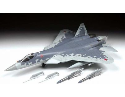 Zvezda Model Kit letadlo 4824 Suchoi SU-57 1:48