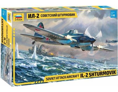 Zvezda Model Kit letadlo 4825 IL-2 Stormovik 1:48