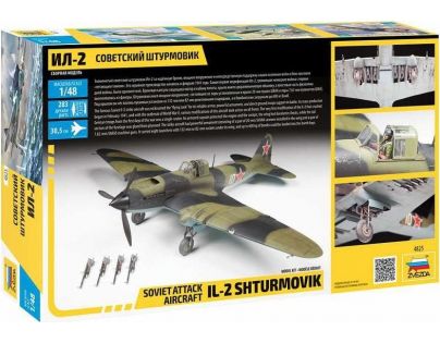 Zvezda Model Kit letadlo 4825 IL-2 Stormovik 1:48