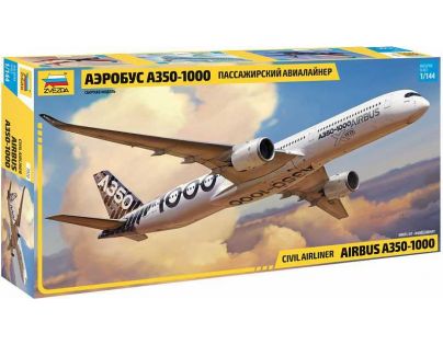 Zvezda Model Kit letadlo Airbus A-350-1000 1:144
