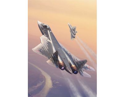 Zvezda Model Kit letadlo Sukhoi SU-57 1:72