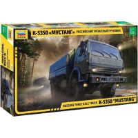 Zvezda Model Kit military Russian three axle truck K-5350 MUSTANG 1:35 Zvezda Model Kit military Russian three axle truck K-5350 MUSTANG 1:35