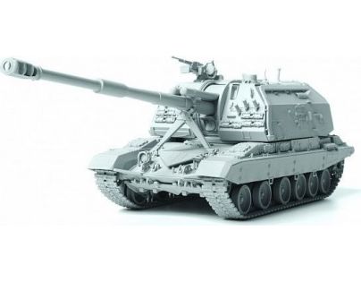 Zvezda Model Kit military MSTA-S Self Propelled Howitzer 1:72